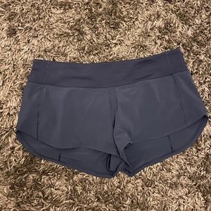 BRAND NEW Lululemon speed up shorts navy